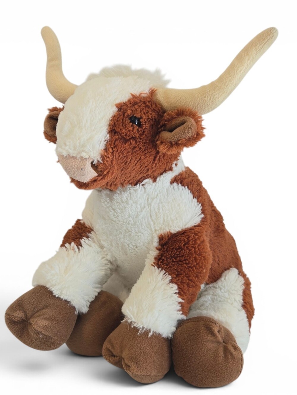 2009 Retired Build A Bear Longhorn Plush Stuffed Animal 15" BABW Bevo Texas